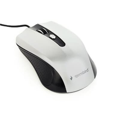 Gembird-hiiri MUS-4B-01-BS vakio, ei, musta/ hopea, ei,