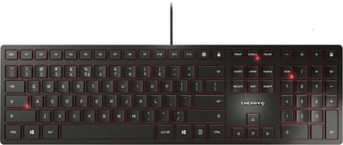 CHERRY KC 6000 SLIM -näppäimistö, SX-tekniikka, kalvo, saksikytkin,