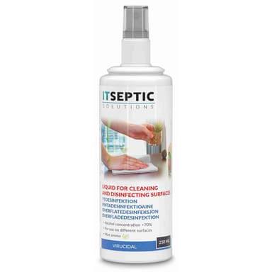 ITSEPTIC Pintadesinfiointi Nestemäinen Spray >70% Alkohol 250ml