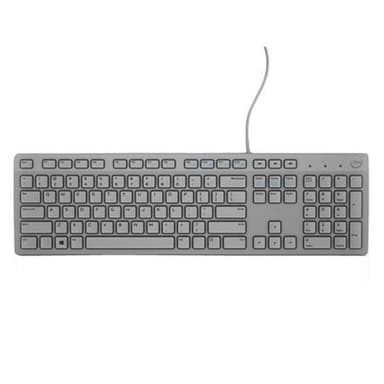 Dell KB216 Multimedia, langallinen, näppäimistöasettelu EN, harmaa, englanti, numeronäppäimistö