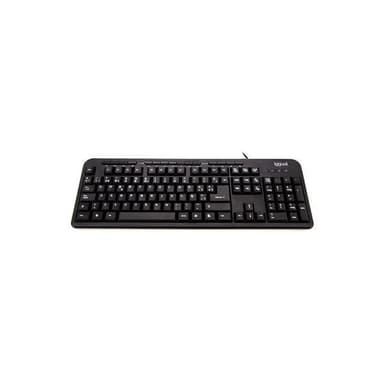 Näppäimistö iggual CK-BASIC-120T QWERTY USB Musta