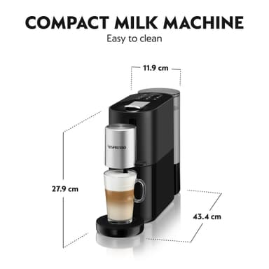NESPRESSO® Atelier kapselikeitin, Krups XN890831WP (musta)