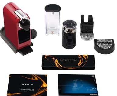 NESPRESSO® CitiZ&Milk kapselikeitin, Krups XN761510WP (punainen)