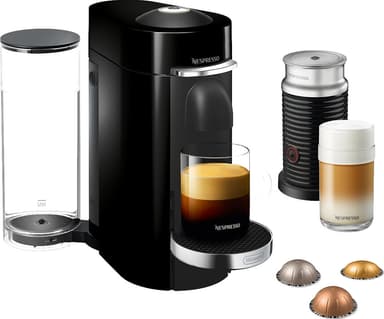 NESPRESSO® VertuoPlus kapselikeitin, DeLonghi ENV150B (musta)