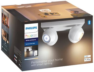 Philips Hue Buckram spottivalo 4x5W (valkoinen)
