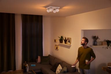 Philips Hue Buckram spottivalo 4x5W (valkoinen)