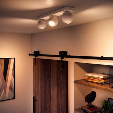 Philips Hue Buckram spottivalo 3x5W (valkoinen)