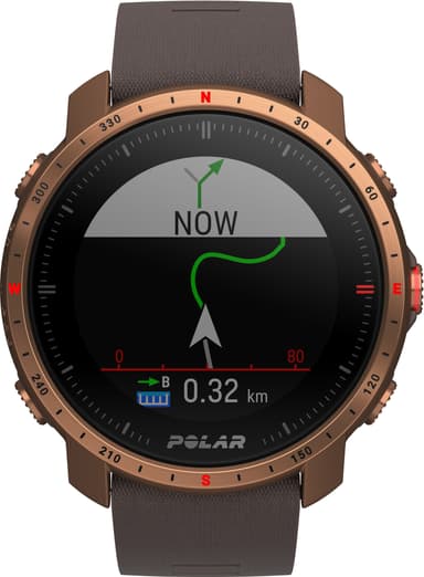 Polar Grit X Pro urheilukello M/L (kupari/ruskea)