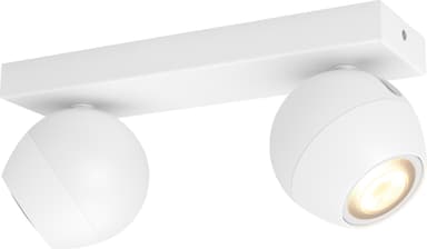 Philips Hue Buckram spottivalo 2x5W (valkoinen)