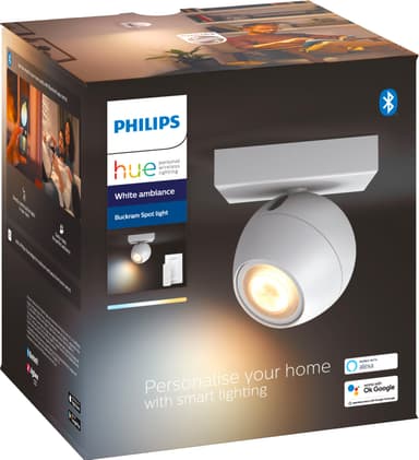 Philips Hue Buckram spottivalo (valkoinen)