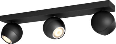 Philips Hue Buckram spottivalo 3x5W (musta)