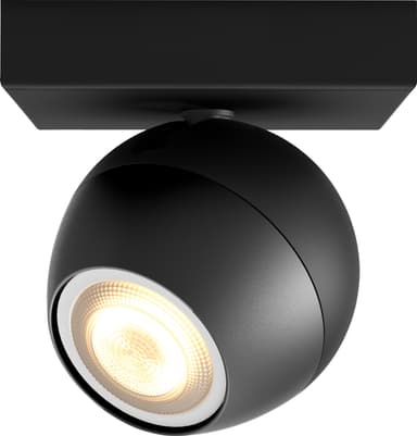 Philips Hue Buckram spottivalo (musta)