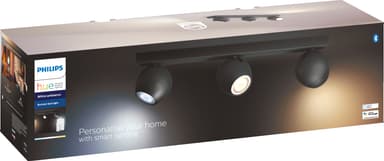 Philips Hue Buckram spottivalo 3x5W (musta)