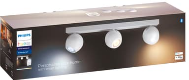 Philips Hue Buckram spottivalo 3x5W (valkoinen)