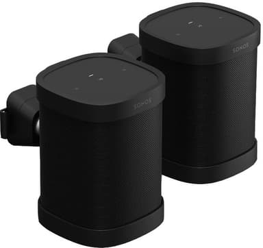 Sonos One seinäteline, 2 kpl (musta)