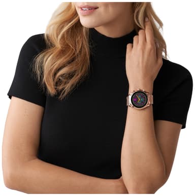 Michael Kors Gen 6 Bradshaw 44 mm älykello (ruusukullan sävy)