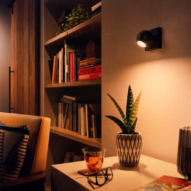 Philips Hue Buckram lisäspottivalo 5W (musta)