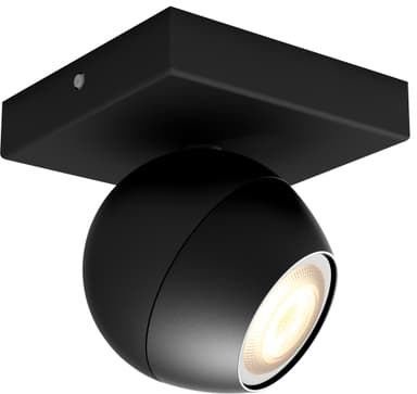 Philips Hue Buckram lisäspottivalo 5W (musta)