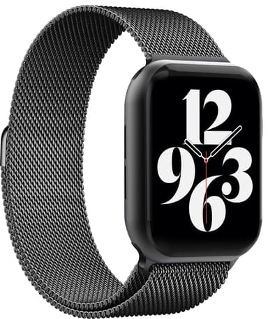 Puro Apple Watch 42-44mm Milanese ranneke (musta)
