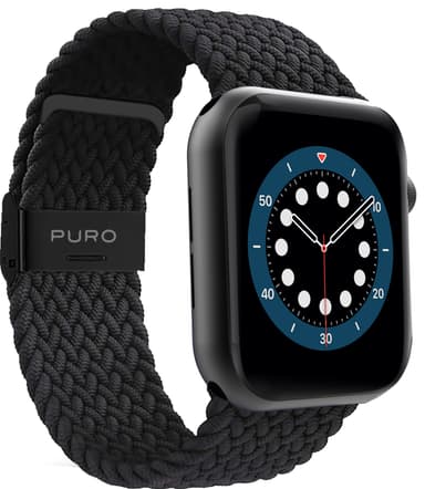 Puro Apple Watch 38-41 mm Loop ranneke (musta)