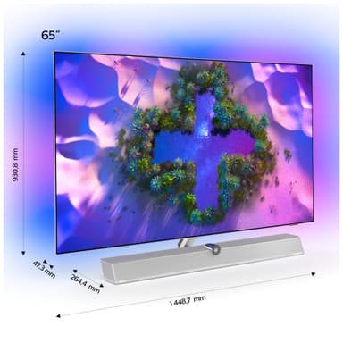 Philips 65" OLED936 4K OLED+ älytelevisio (2021)