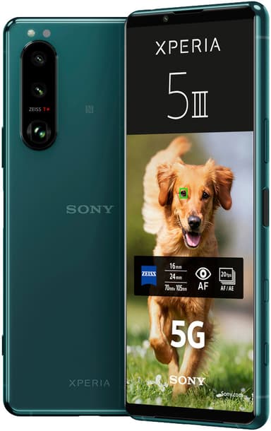 Sony Xperia 5 III – 5G älypuhelin (vihreä)