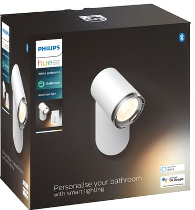 Philips Hue Adore spottivalo valkoinen 5 W