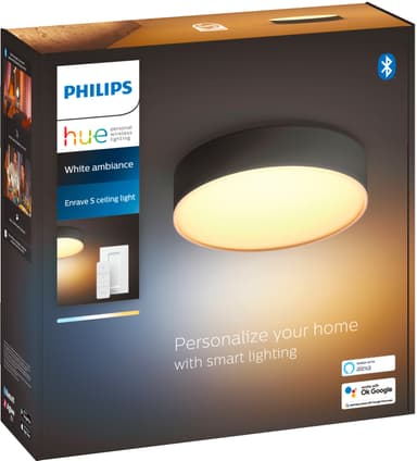 Philips Hue Enrave S kattovalaisin (musta)