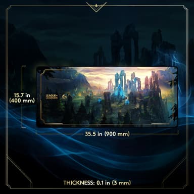 Logitech G840 XL League of Legends pelihiirimatto