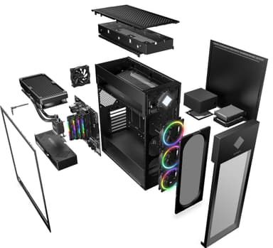 HP Omen 45L R9-5/64/4000/3080Ti pöytätietokone