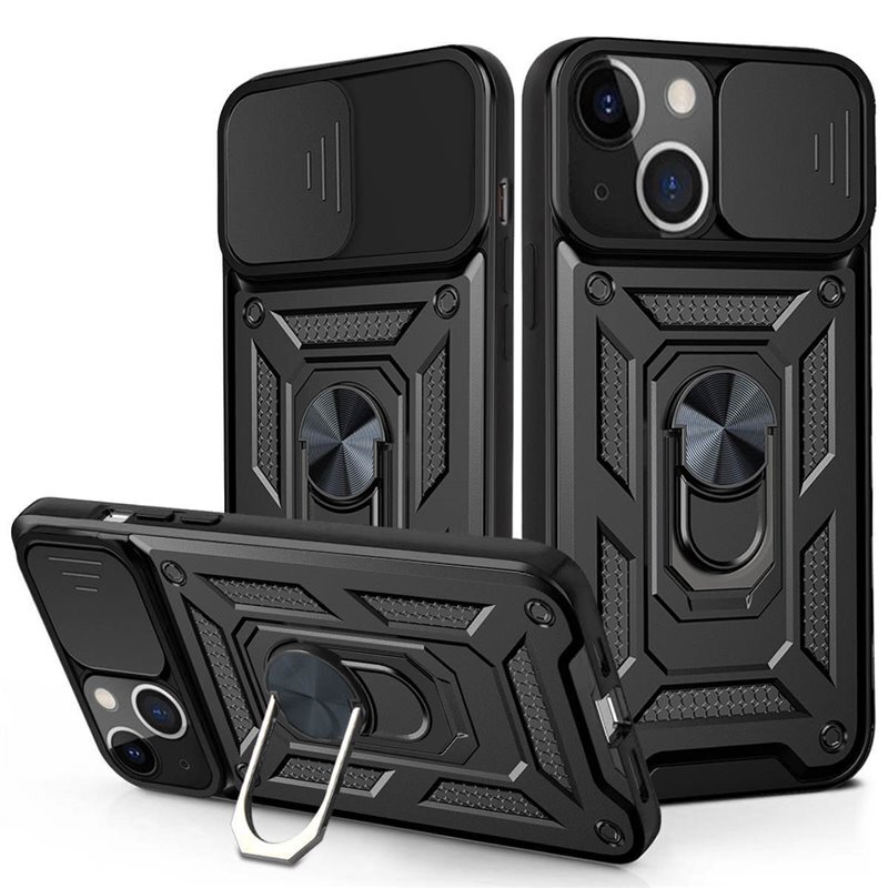 Jazz 3i1 kuori Apple iPhone 13 mini  - musta