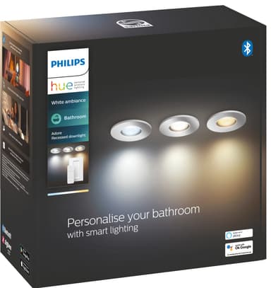 Philips Hue Adore upotettu spottivalo 929003055901 (kromi)