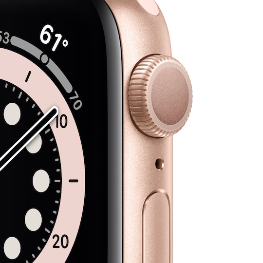 Apple Watch Series 6 40mm GPS (kul. alumiini/pin. urheilura.)