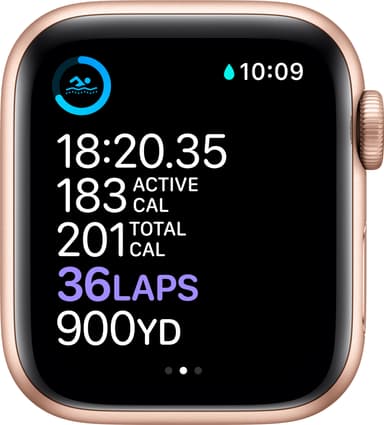 Apple Watch Series 6 40mm GPS (kul. alumiini/pin. urheilura.)