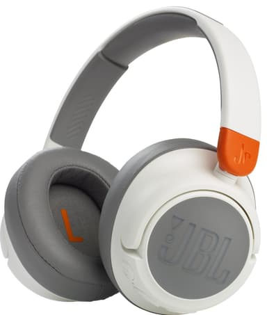 JBL Jr460NC langattomat on-ear kuulokkeet (valkoinen)