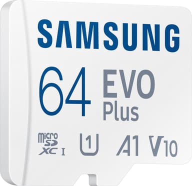 Samsung EVO Plus micro SD muistikortti (64 GB)