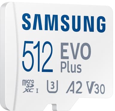 Samsung EVO Plus micro SD muistikortti (512 GB)