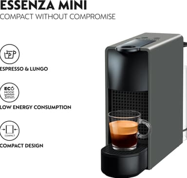 NESPRESSO® Essenza Mini C by Krups kapselikeitin XN110B10WP (harmaa)