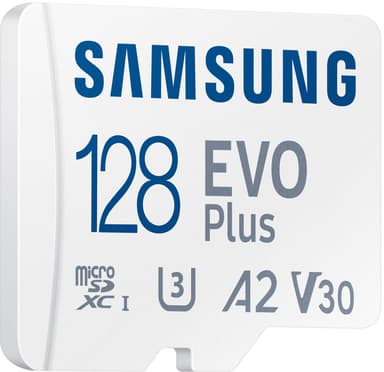 Samsung EVO Plus micro SD muistikortti (128 GB)