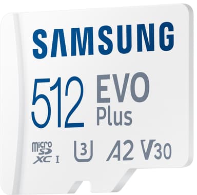 Samsung EVO Plus micro SD muistikortti (512 GB)