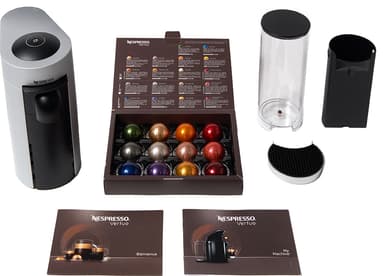 NESPRESSO® VertuoPlus Deluxe kapselikeitin, DeLonghi ENV155S (hopea)