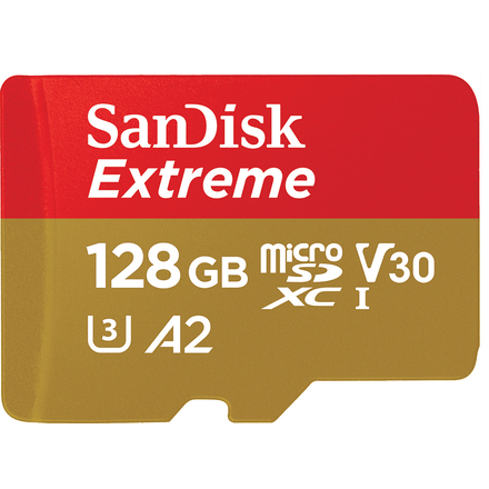 SanDisk MicroSDXC Extreme 128 GB muistikortti
