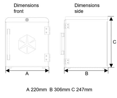 Whitebox, UVC disinfection, Microbox, black