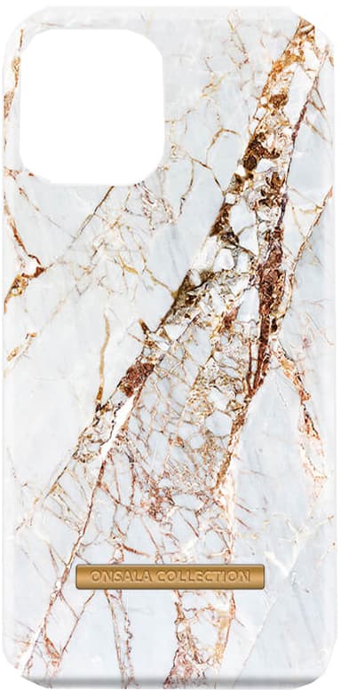 Onsala Fashion iPhone 13 suojakuori (White Rhino Marble)