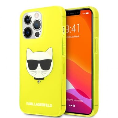 Karl Lagerfeld iPhone 13 Pro Kuori Fluo Keltainen