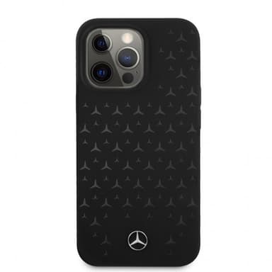 Mercedes Benz iPhone 13 Pro Max Kuori Liquid Silicone Musta