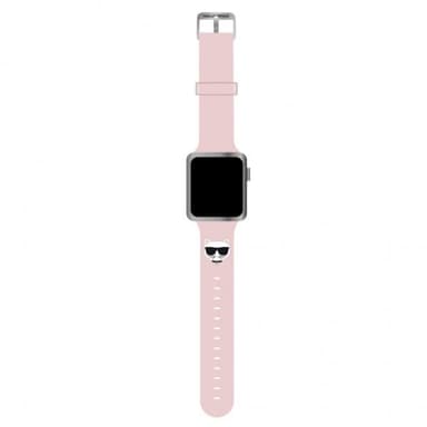 Karl Lagerfeld Apple Watch 38/40/41mm Ranneke Choupette Vaaleanpunainen