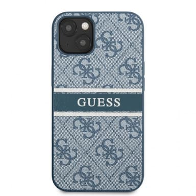 Guess iPhone 13 Mini Kuori Printed Stripe Sininen
