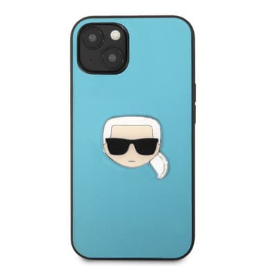 Karl Lagerfeld iPhone 13 Mini Kuori Metal Logo Sininen
