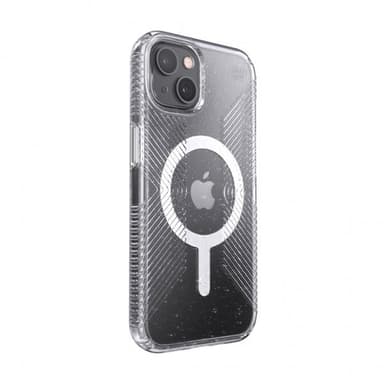 Speck iPhone 13 Kuori Presidio Perfect-Clear with Grips Glitter MagSafe